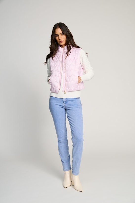 Micha Heart Quilted Vest
