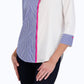 Foxcroft Charlie Stretch Non-Iron Colourblock Stripe Shirt