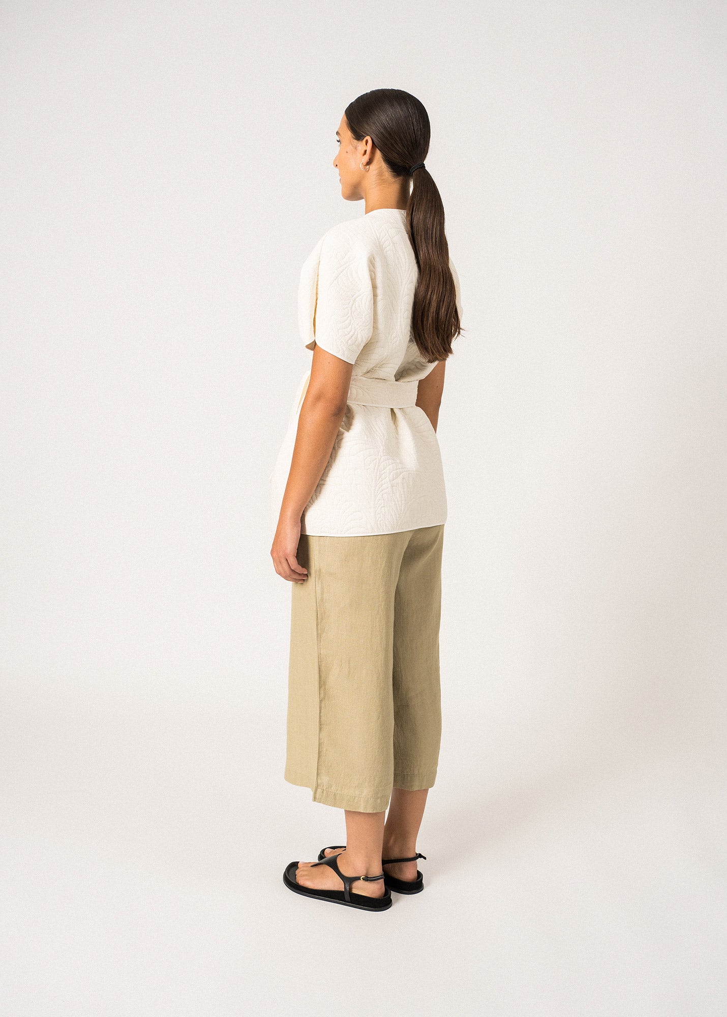 Saint James Ste Luna Quilted Kimono Jacket