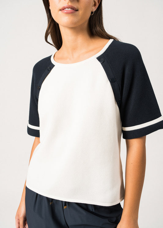 Saint James Isabelle Ballue Two Tone Top