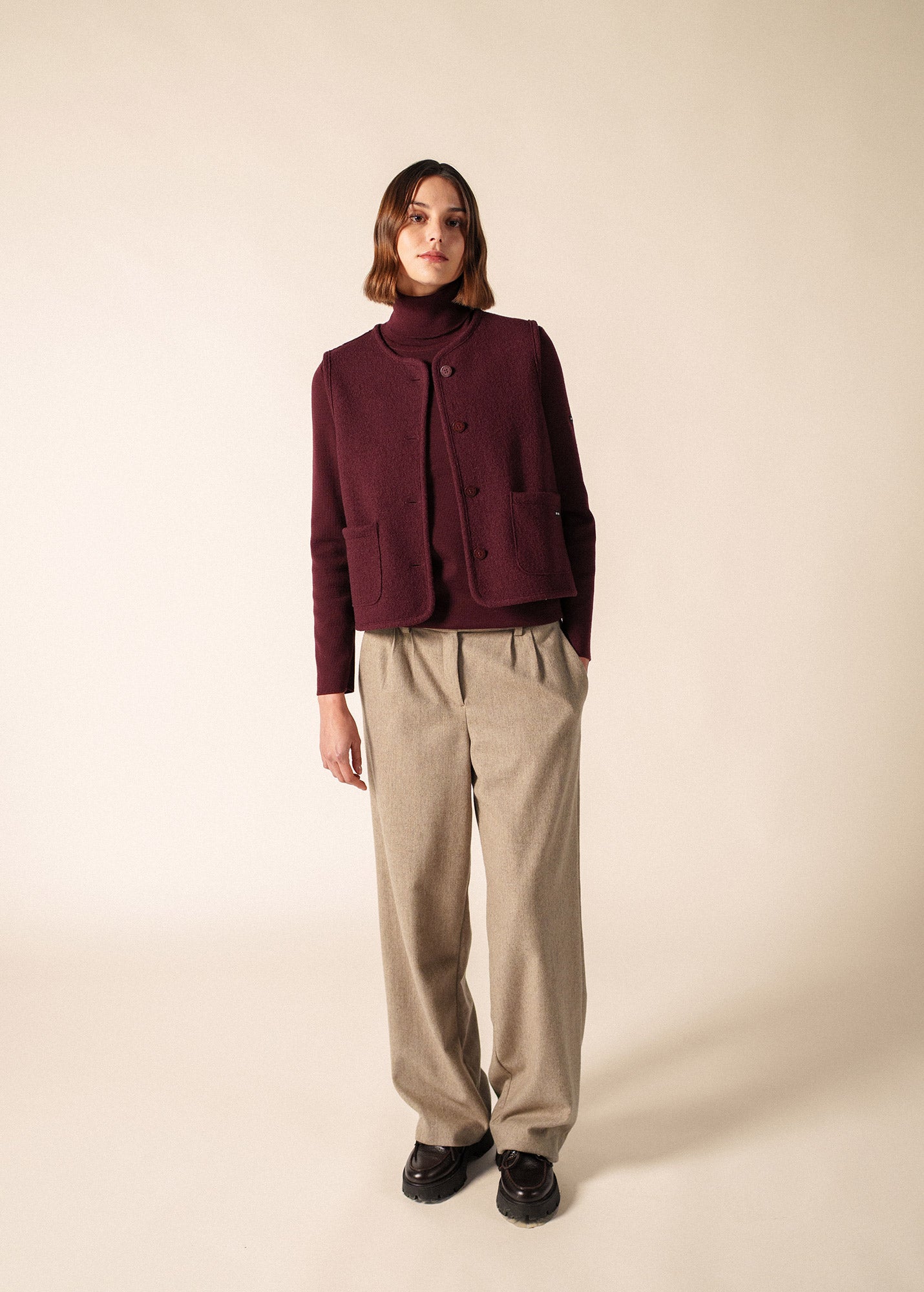 Saint James Jura Sleeveless Cardigan
