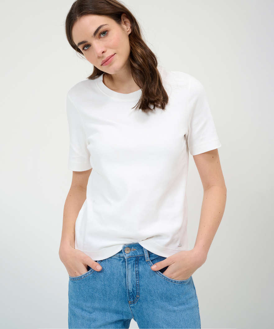 Brax Cira Basic Cotton T-Shirt