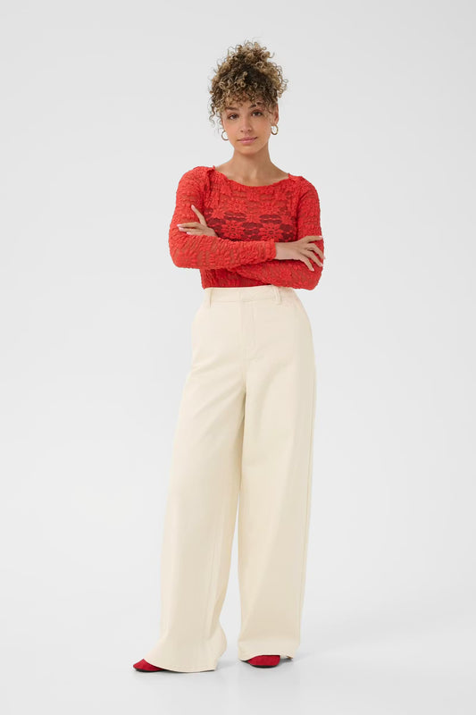 Cream Visti Twill Pant