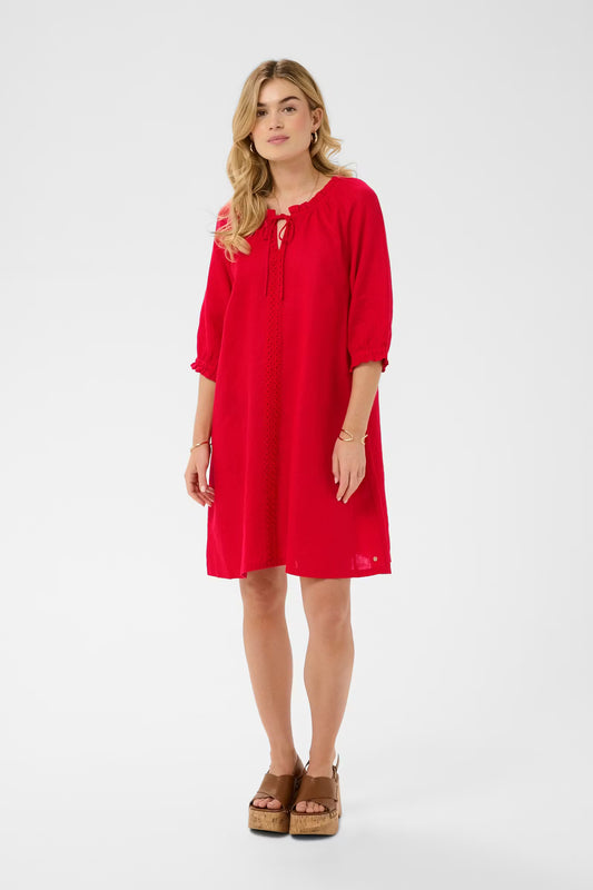 Cream Bellis Lace Dress