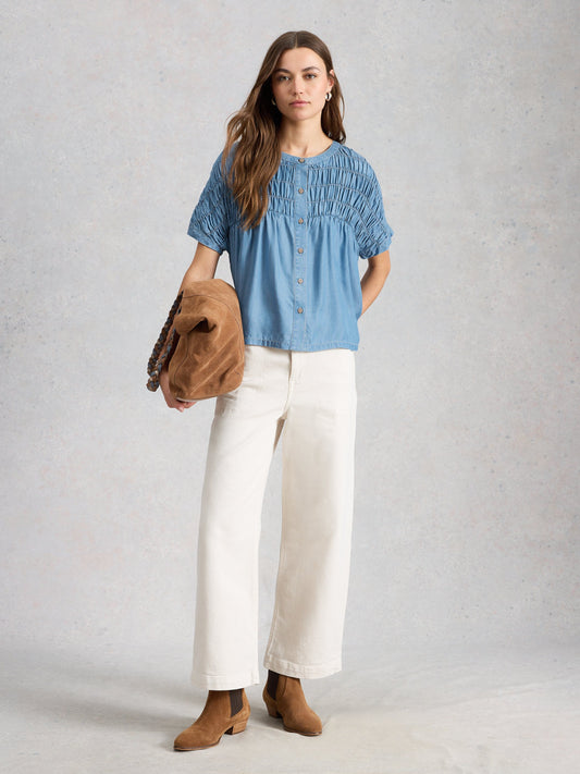 White Stuff Tammie Chambray Shirt