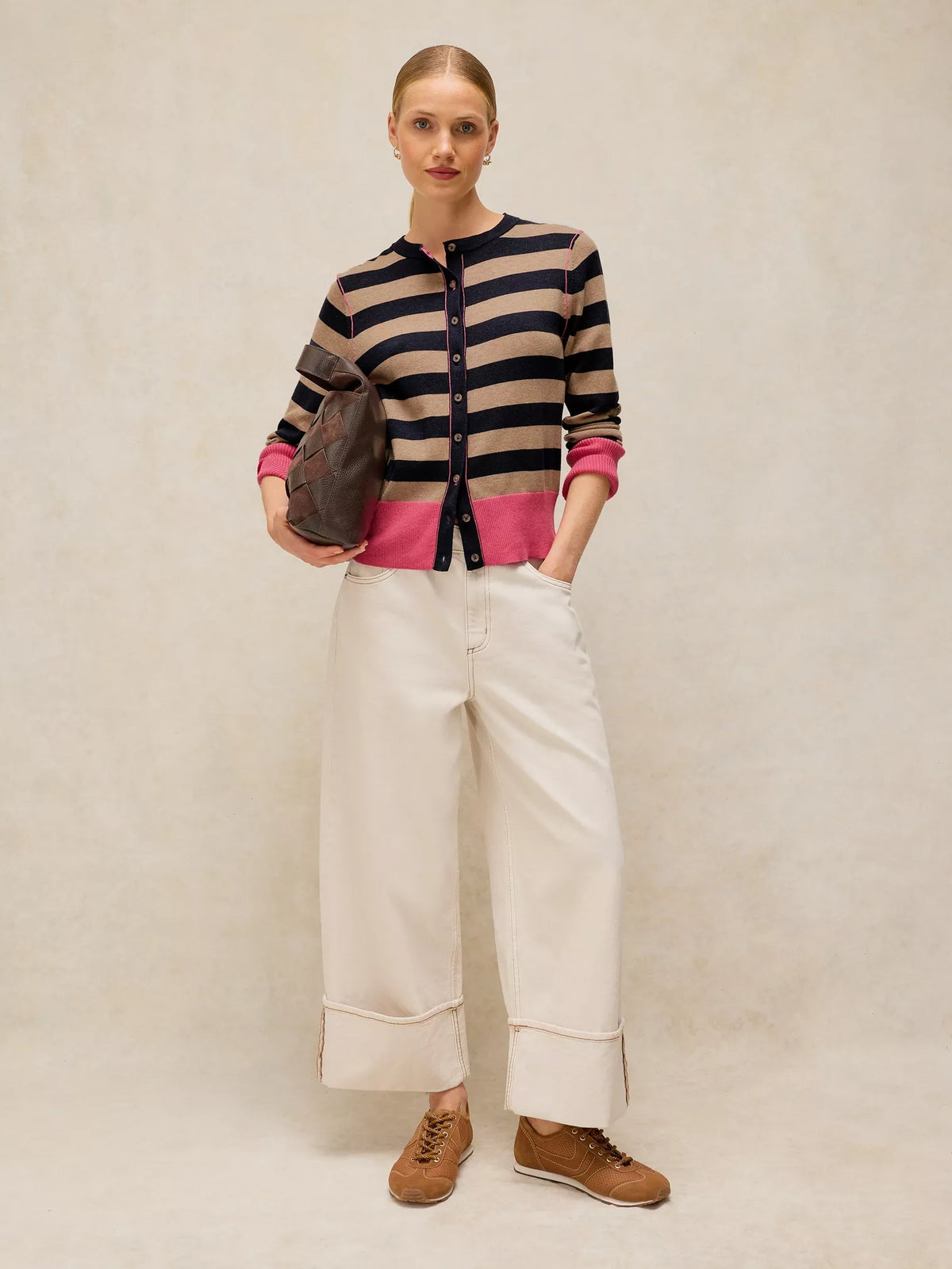 White Stuff Lois Stripe Cardigan