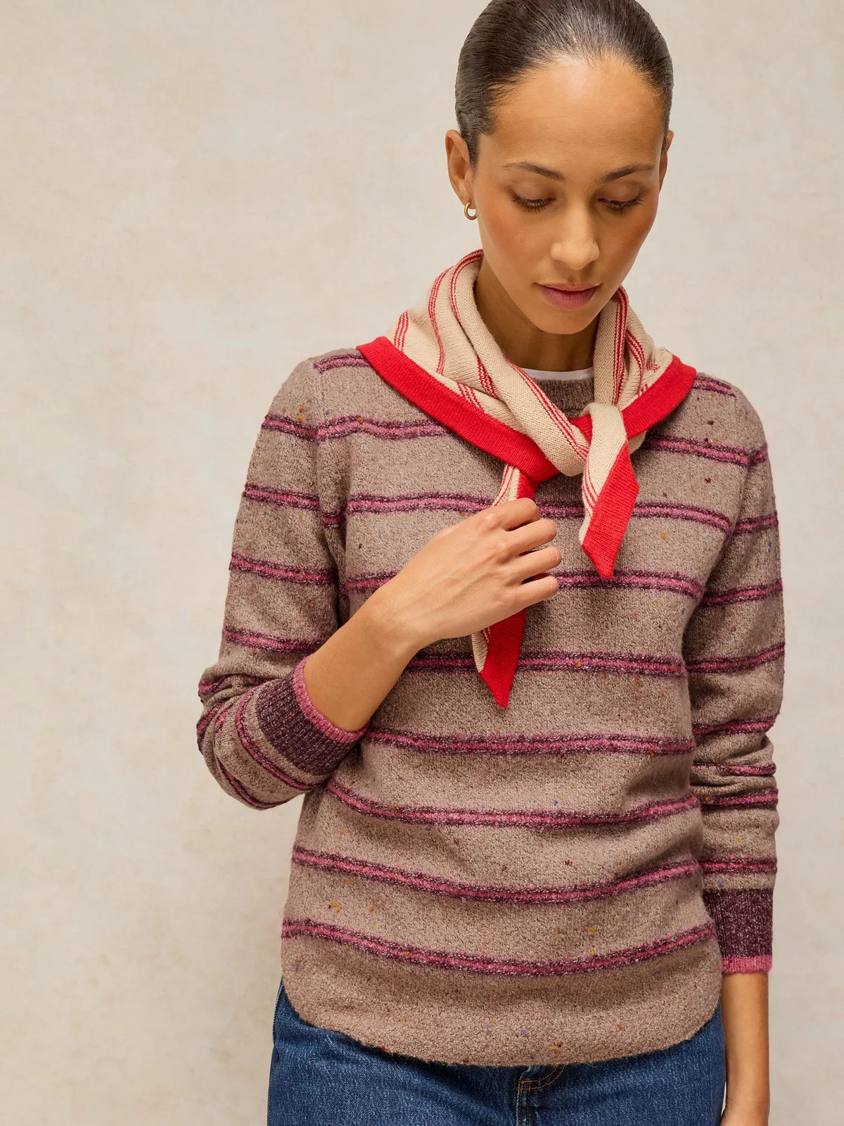 White Stuff Talia Stripe Sweater