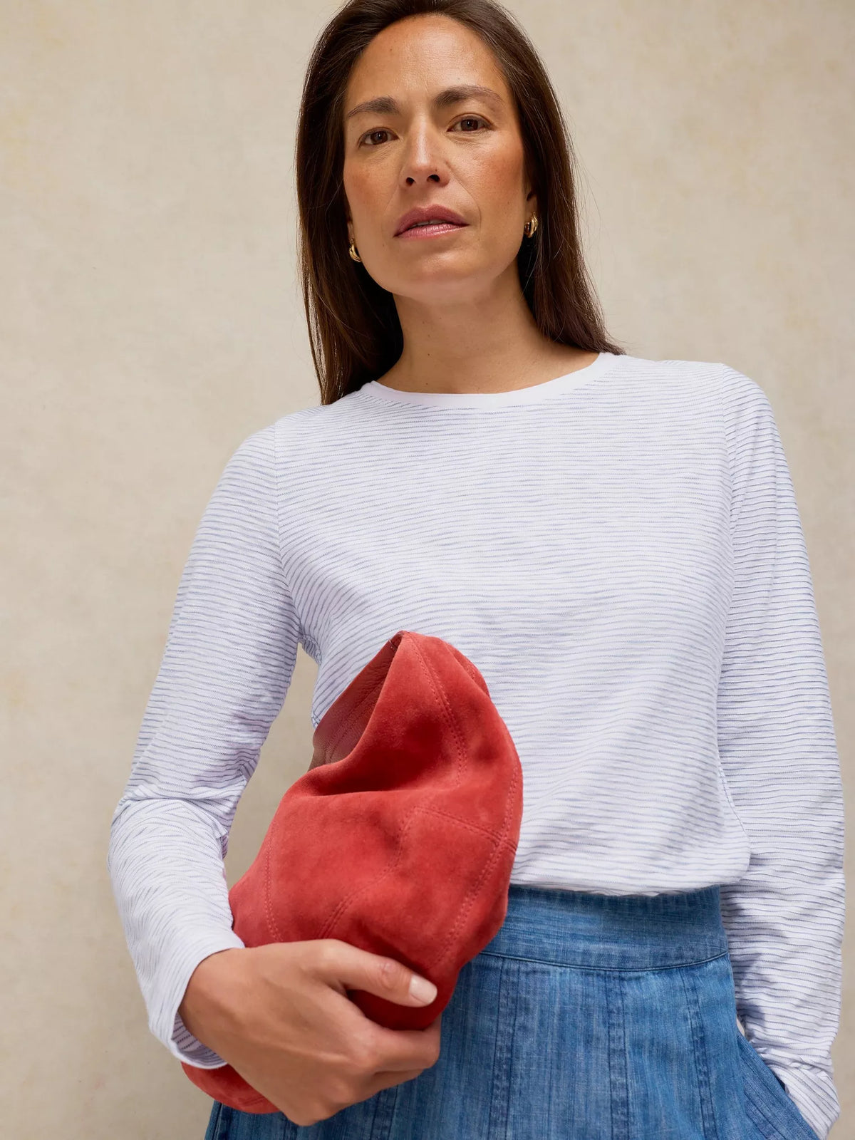 White Stuff Clara Texture Tee