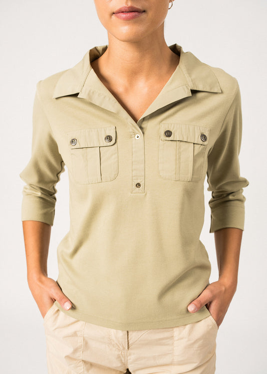 Saint James Oleron Polo Collar top