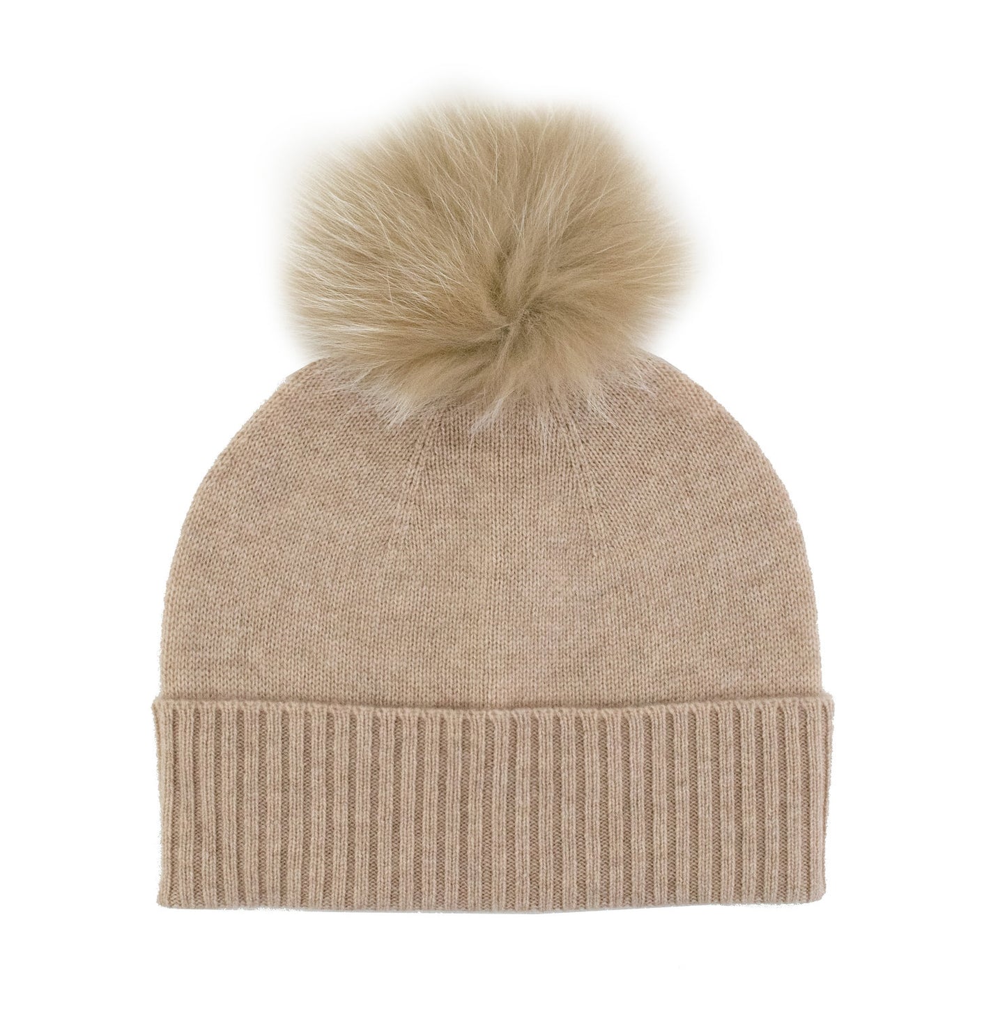 Mitchie's Cashmere Knit Pom Pom Hat