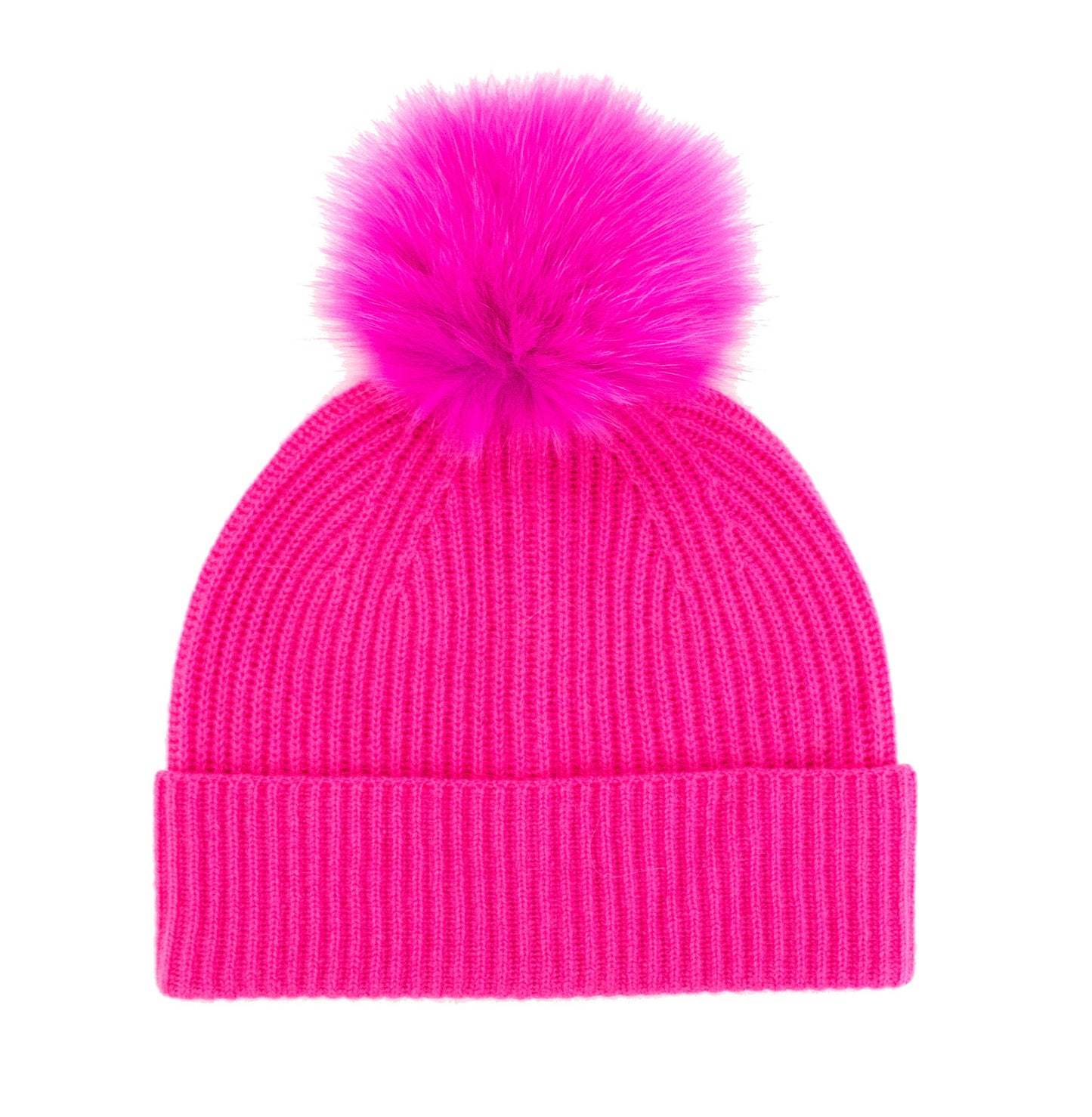 Mitchie's Ribbed Cashmere Knit Hat