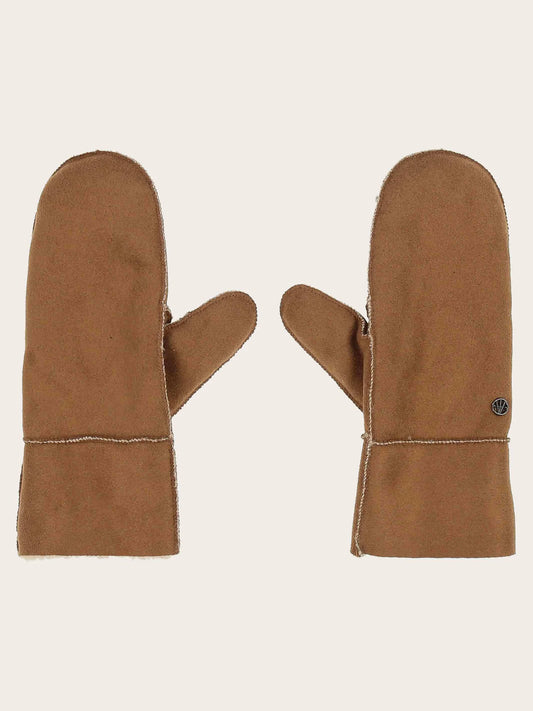 Lovenich Suede Mittens with Sherpa
