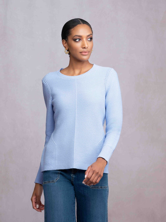 Alison Sheri Crew Neck Knit Pullover