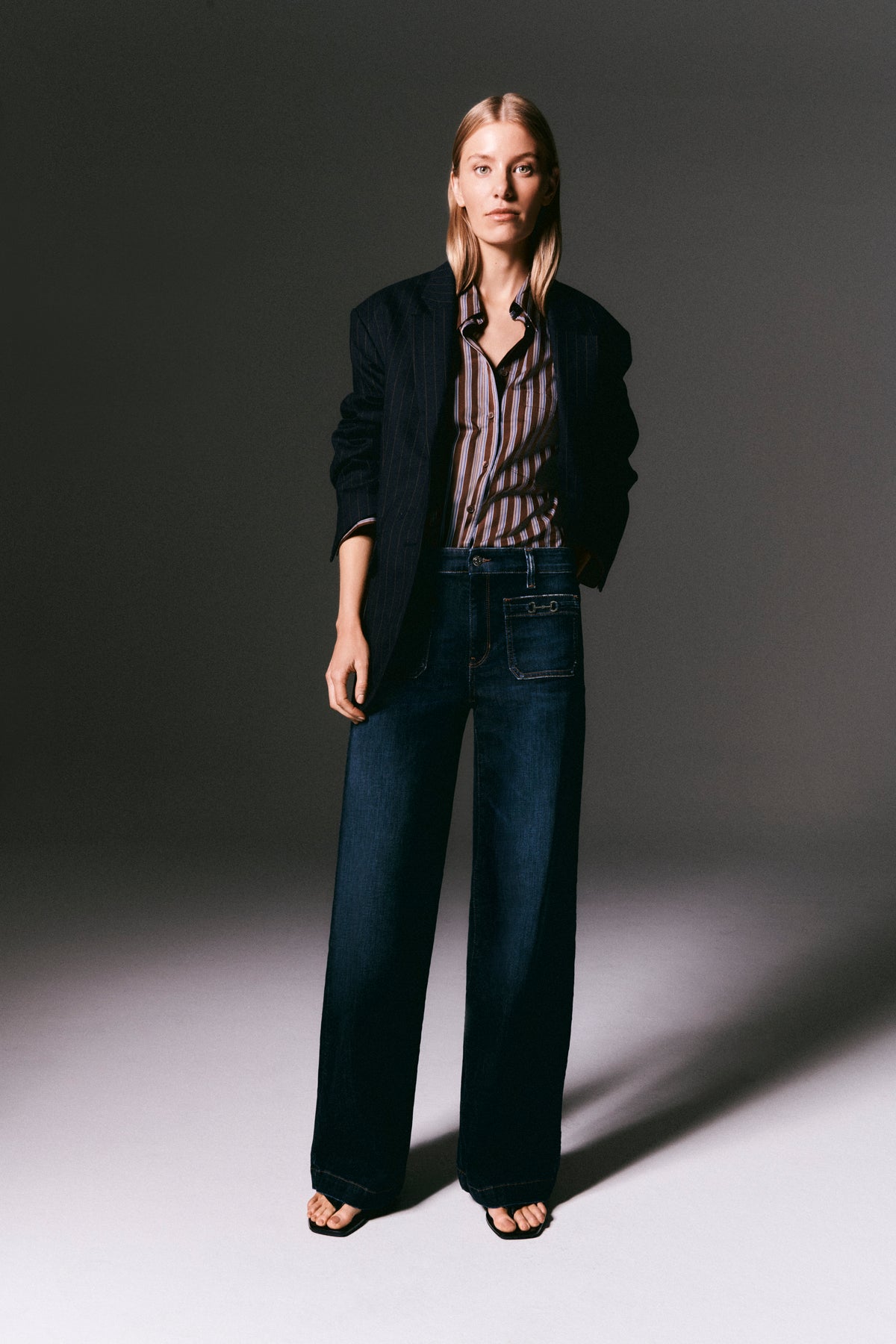 Cambio Ava Patched Pocket Pant