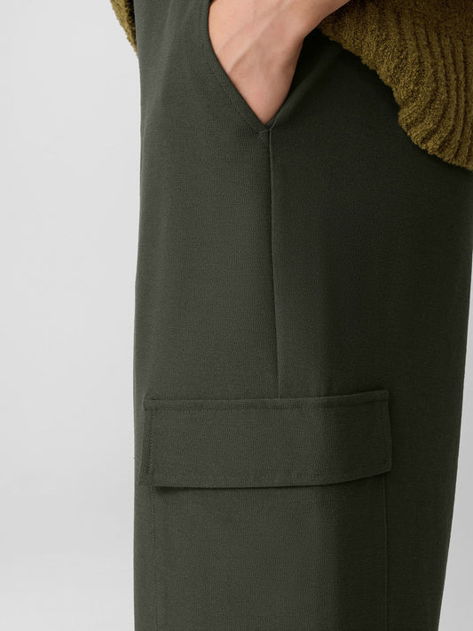 Eileen Fisher's Washable Stretch Crepe Cargo Pant