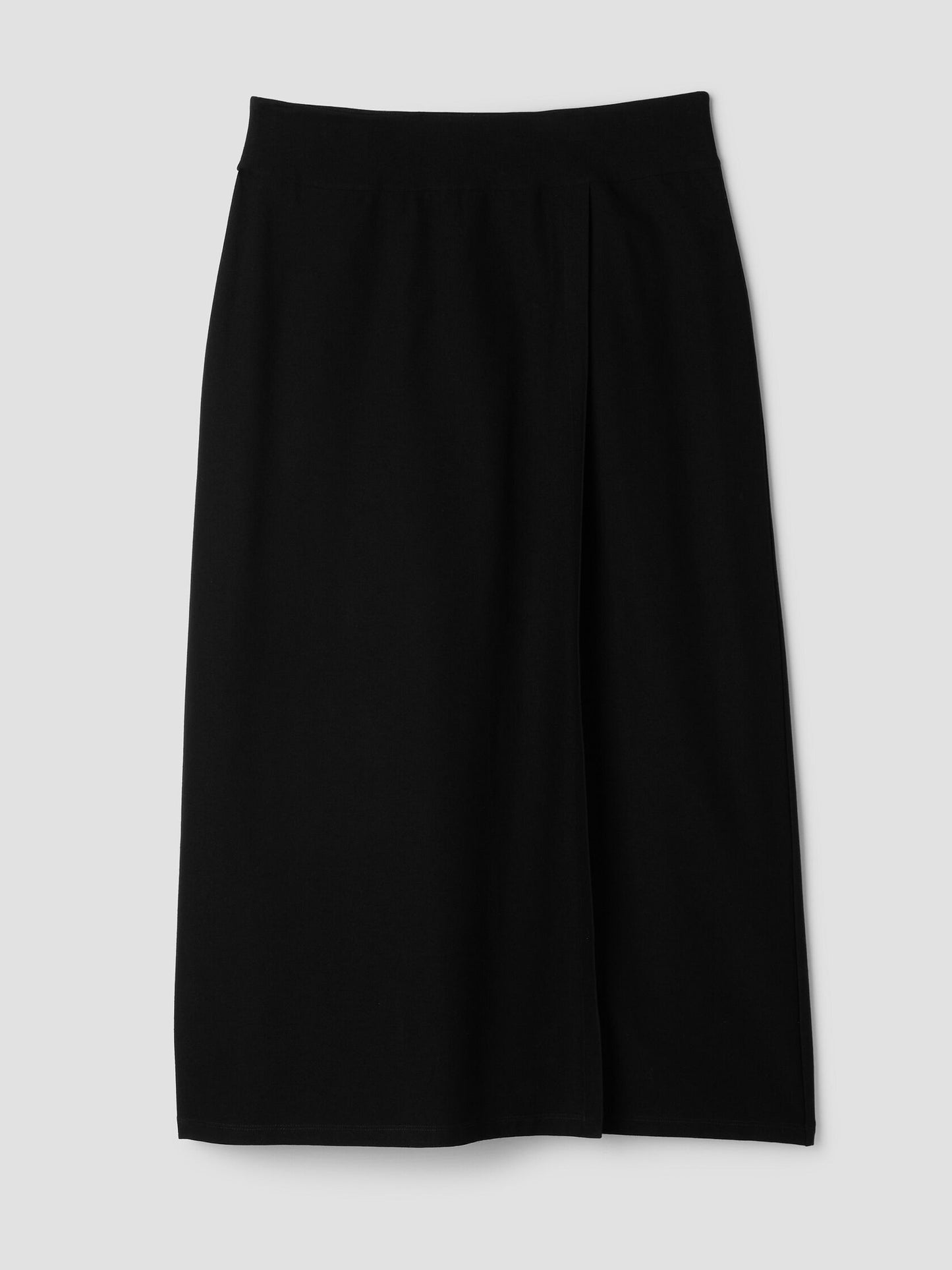 Eileen Fisher Washable Crepe Wrap Skirt