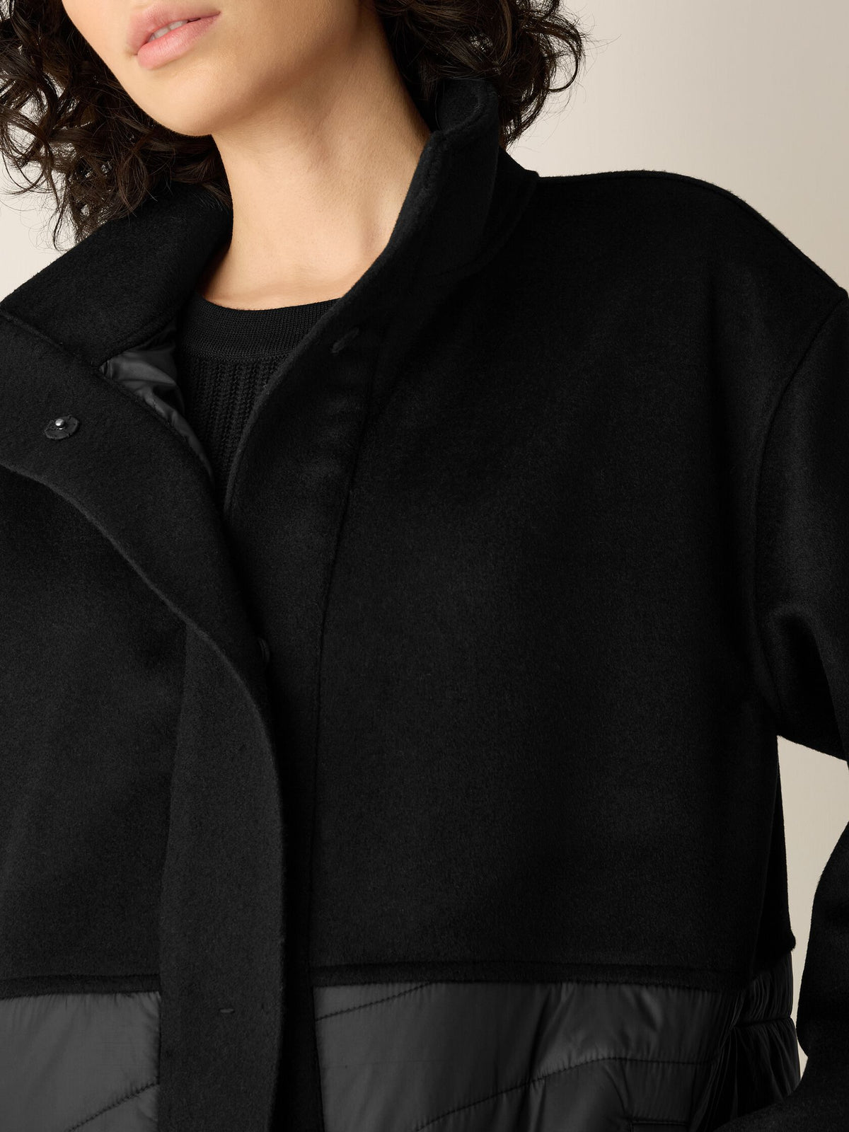 Eileen Fisher Stand Collar Coat