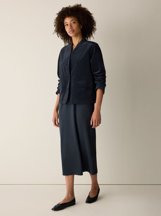 Eileen Fisher High Collar Jacket