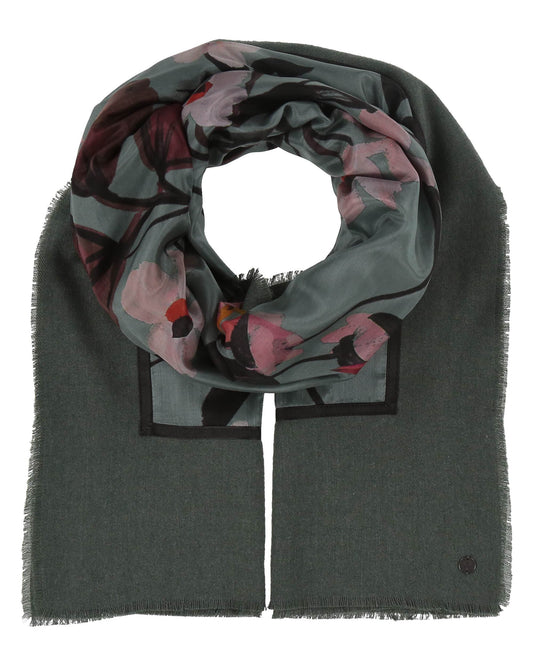 Fraas Misty Floral Patchwork Scarf