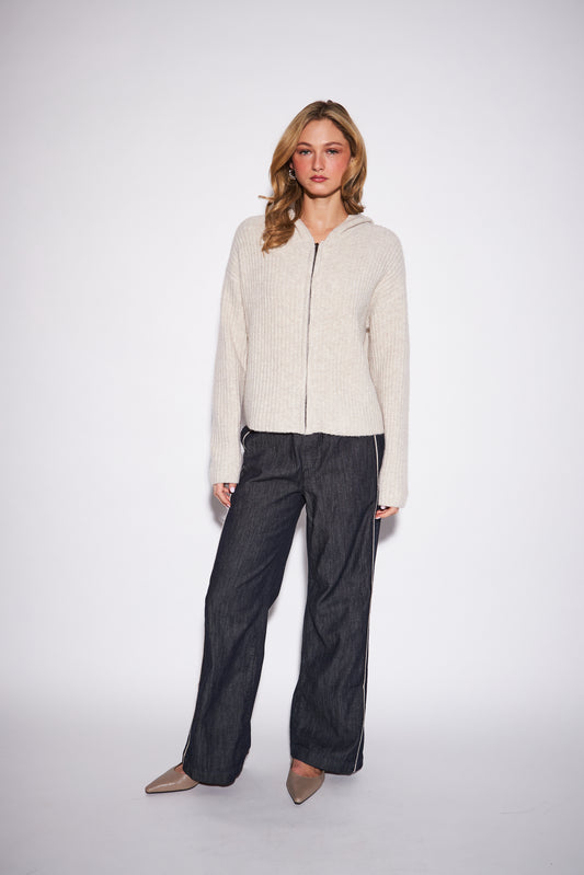 John & Jenn Gavin Zip Up Sweater