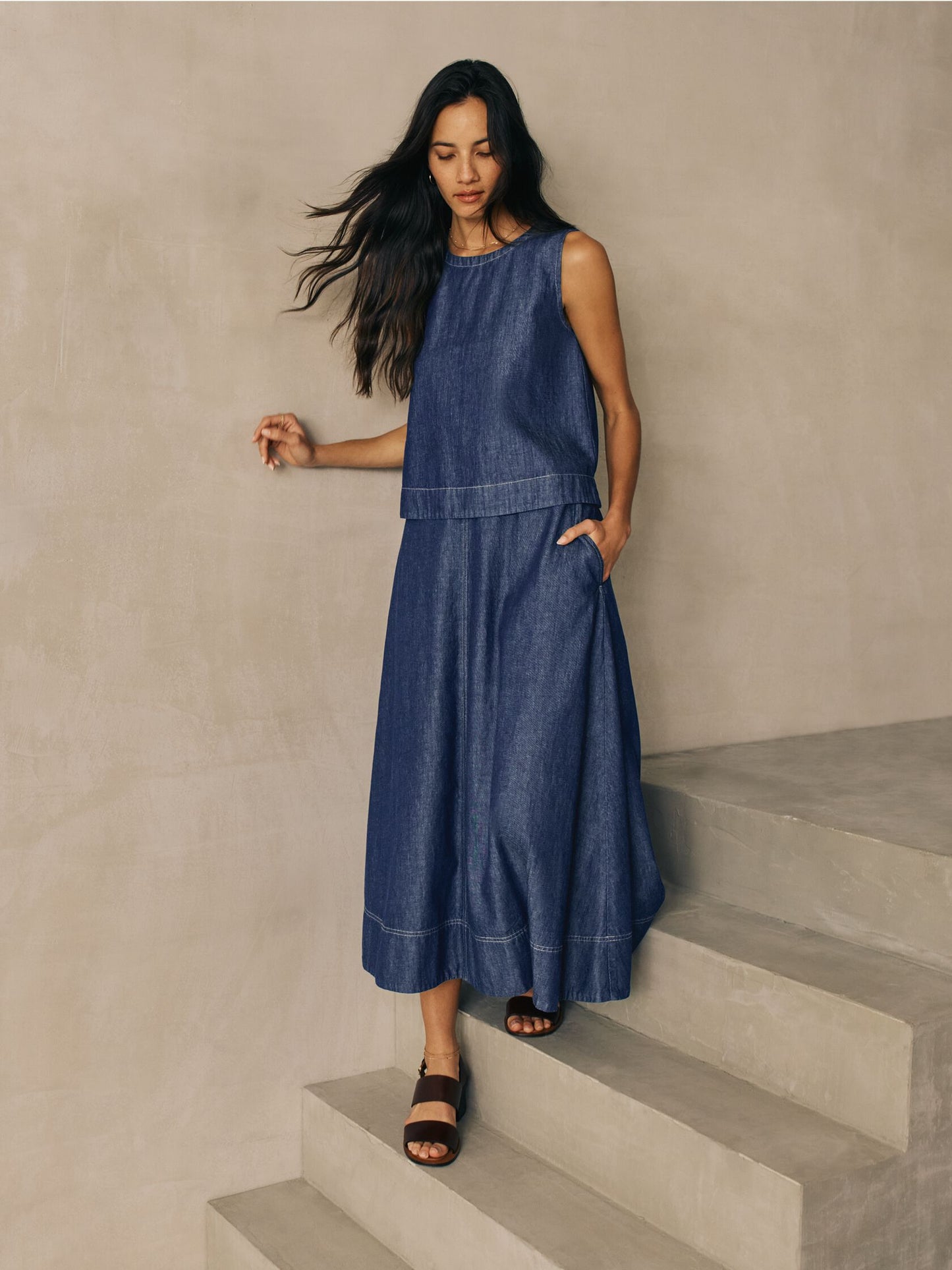 Eileen Fisher Round Neck Shell