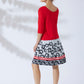 Fox's Lawenkuro Reversible Print Short Skirt