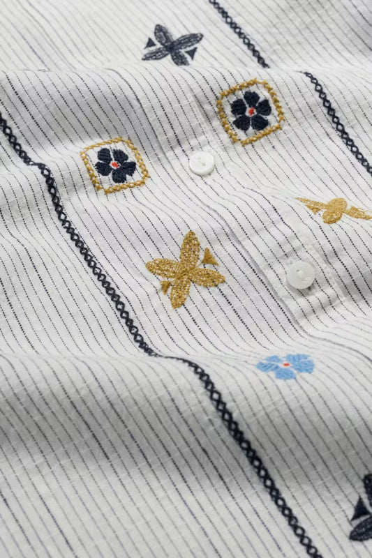 Seasalt Hope Cottage Embroidered Blouse