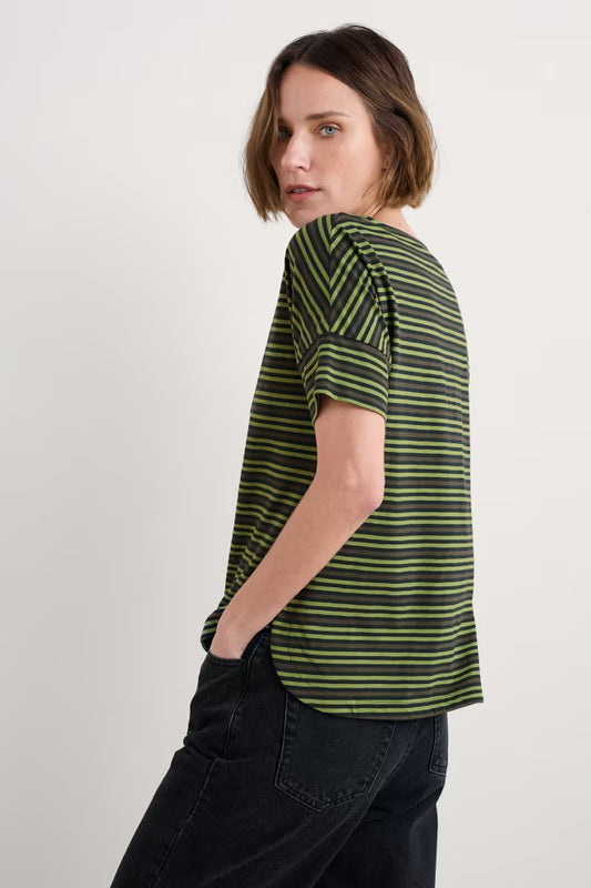 Seasalt Bryher View Stripe Cotton T-Shirt