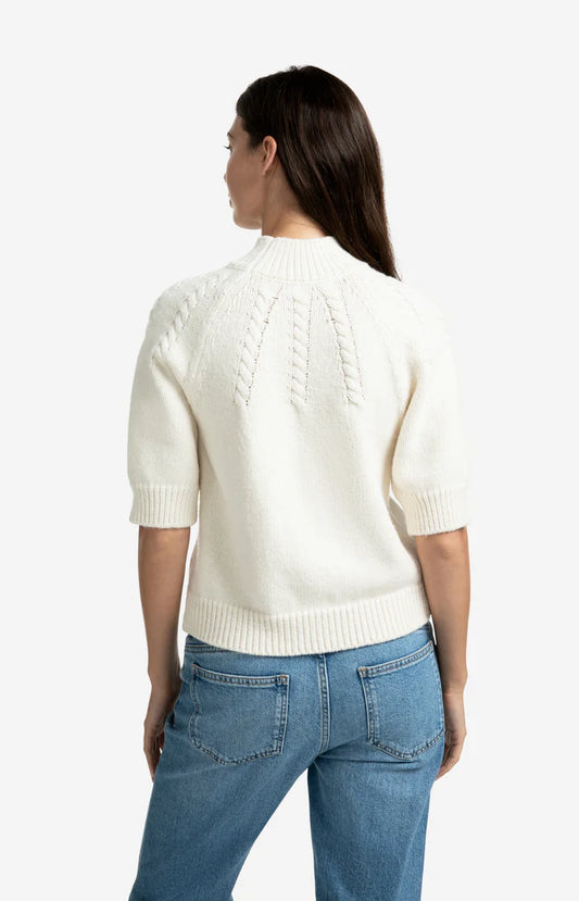 YAYA Chunky Knit Cable Knit Sweater