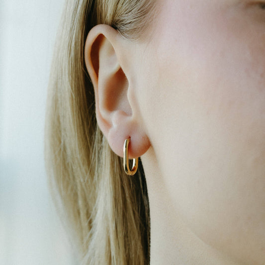 Oval Hoops: Small