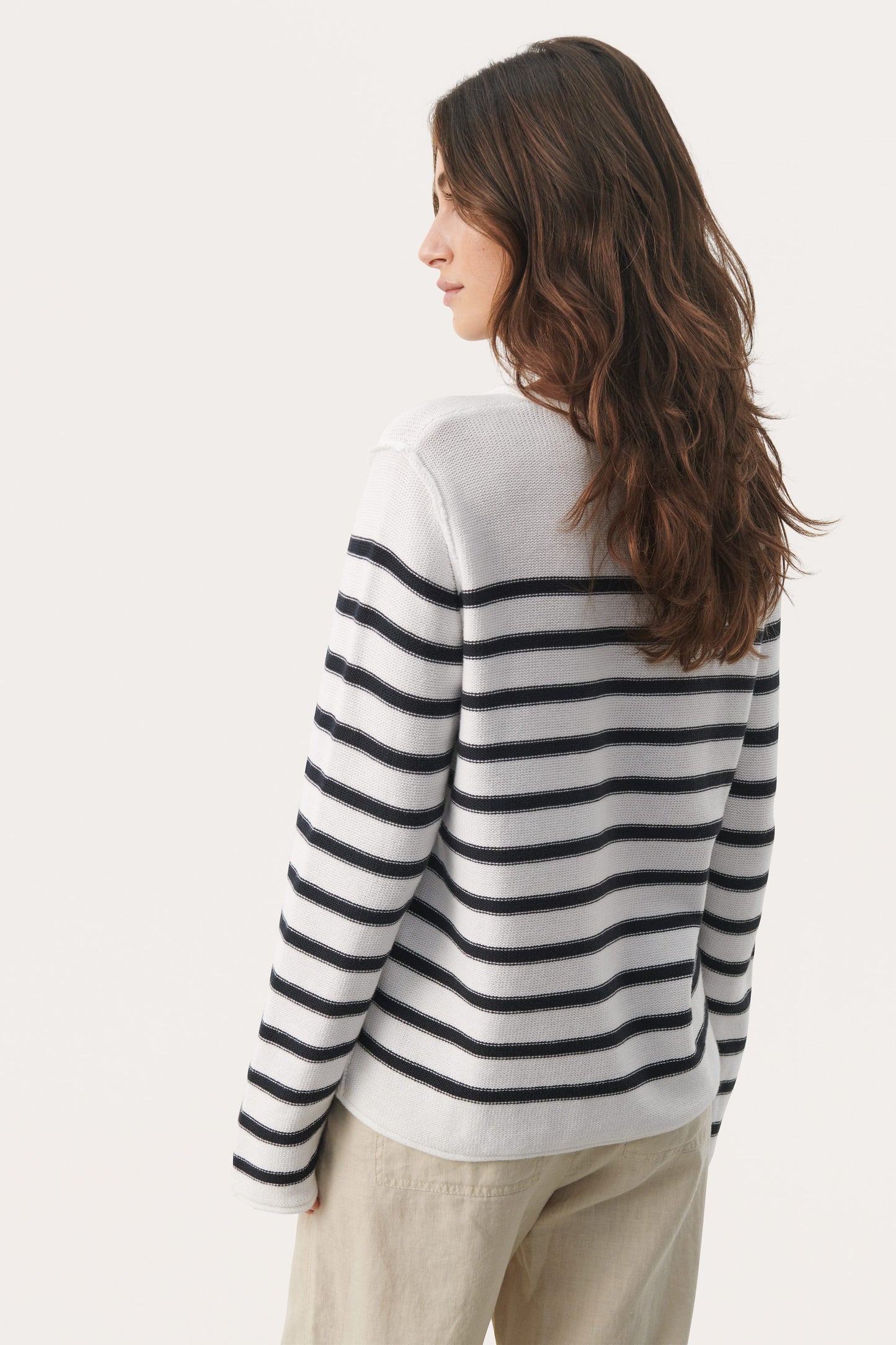Part Two Eivor Stripe Cotton Sweater