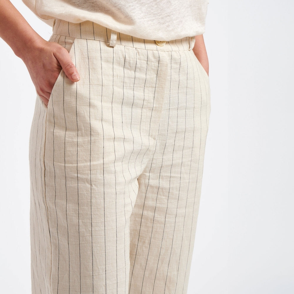 Humility Stripe Linen Pant