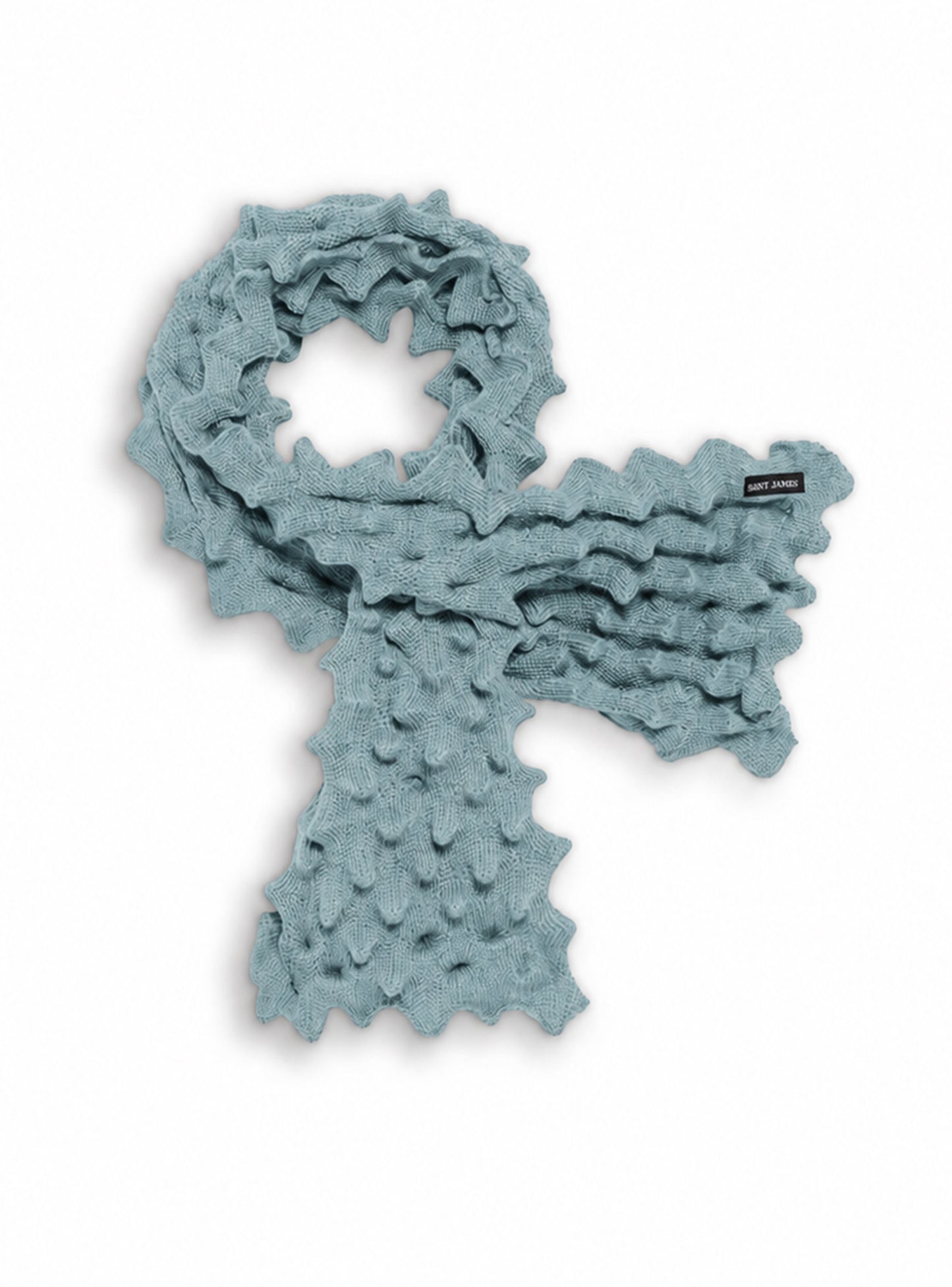 Saint James Alveole Popcorn Scarf