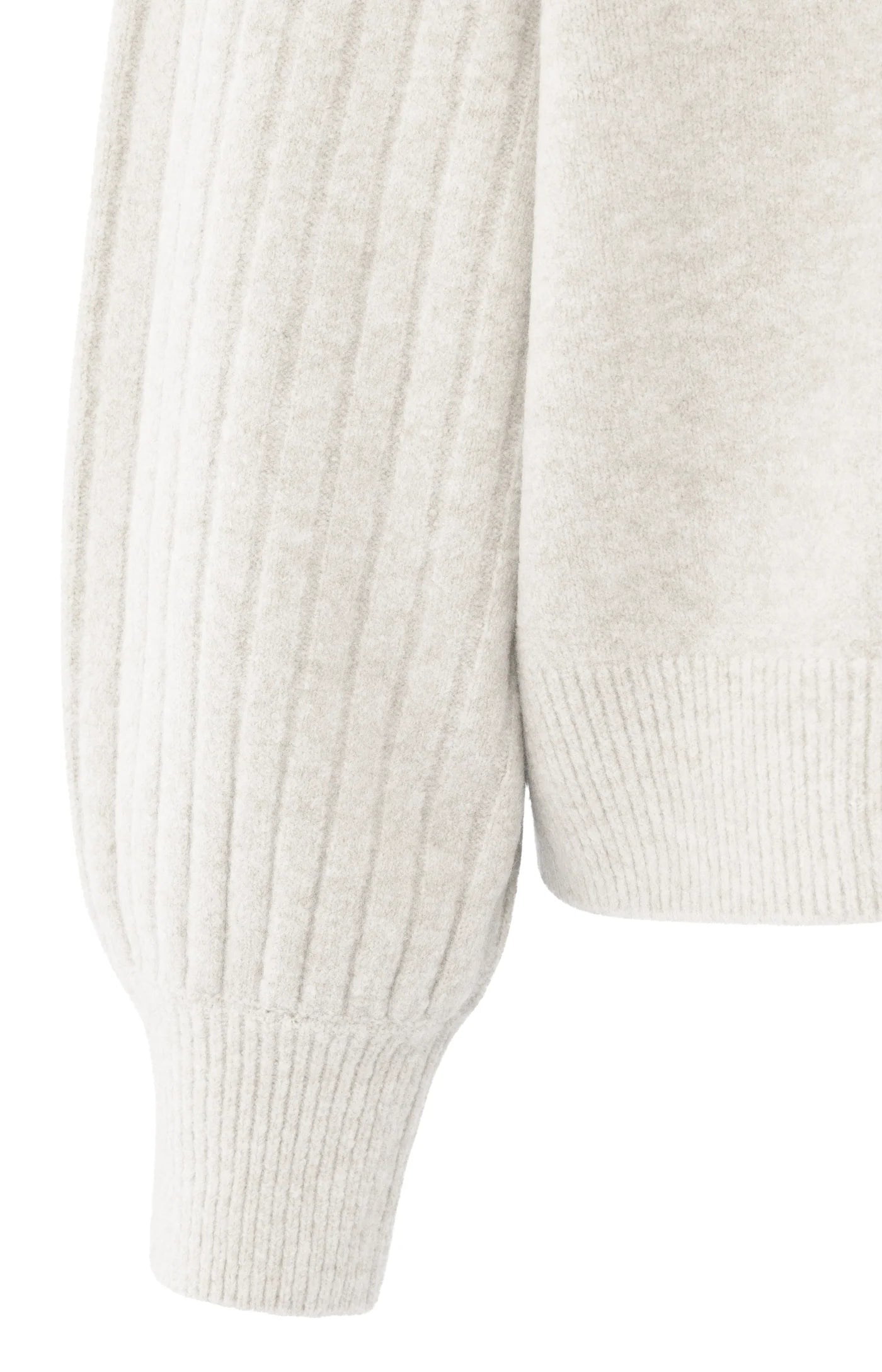 YAYA Rib Sleeve Sweater