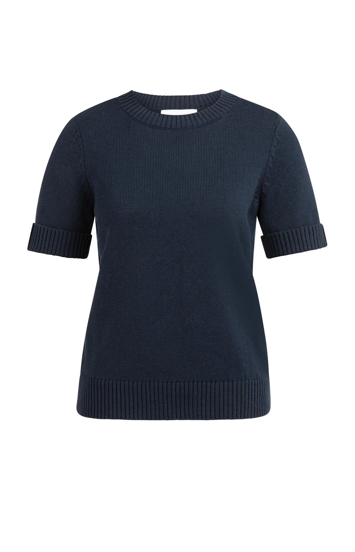 YAYA Knit Short Sleeve Top