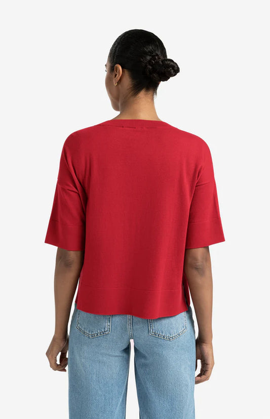 YAYA Oversized Fine Knit Cardigan