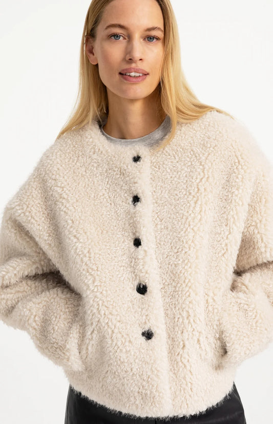 YAYA Faux Fur Jacket