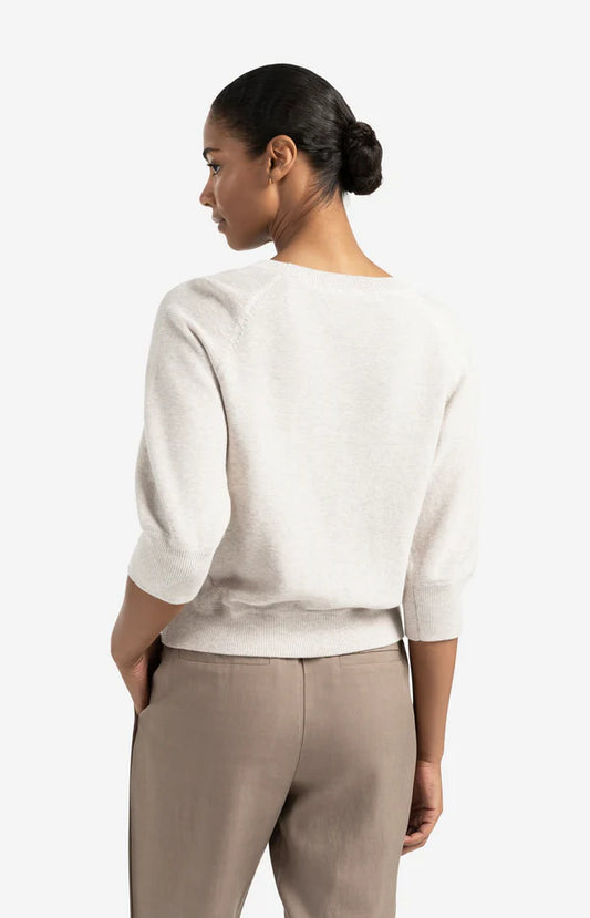 YAYA Raglan Sleeve Knit Sweater