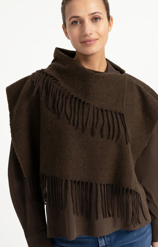 YAYA Scarf Wrap with Fringe