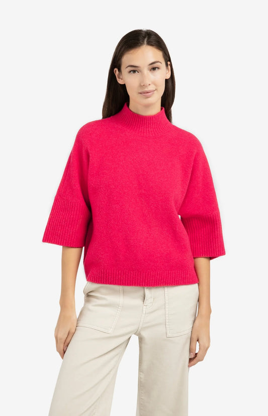 YAYA Mock Neck Sweater