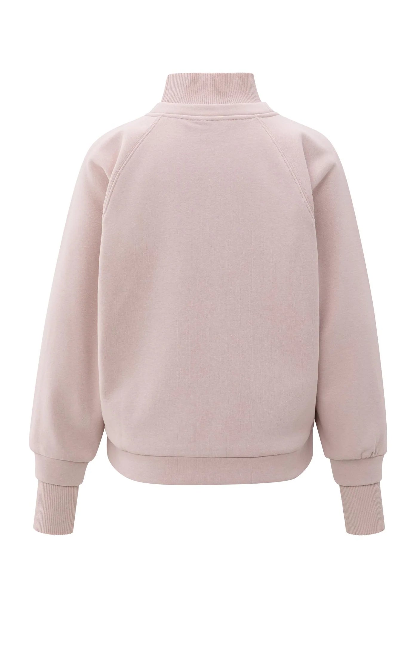 YAYA Knit Collar Sweatshirt