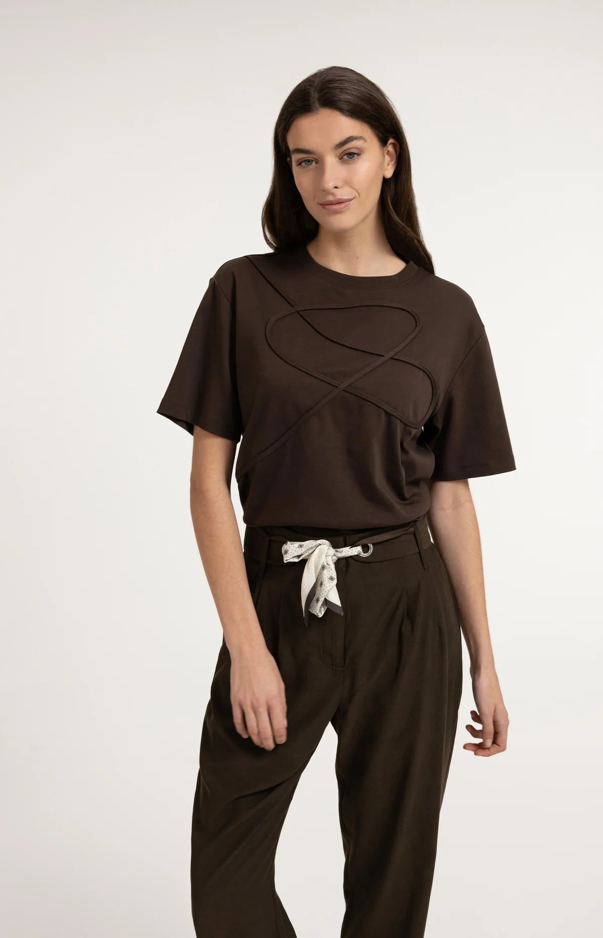 YAYA Rope Detail T-shirt