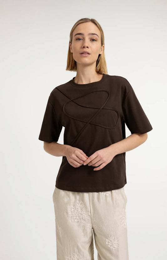 YAYA Rope Detail T-shirt