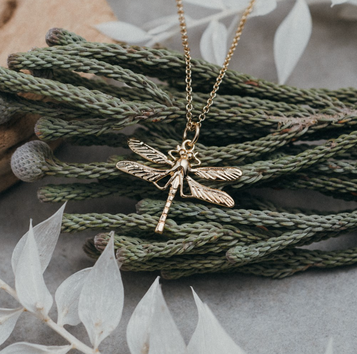 Glee Jewelry Damselfly Pendant