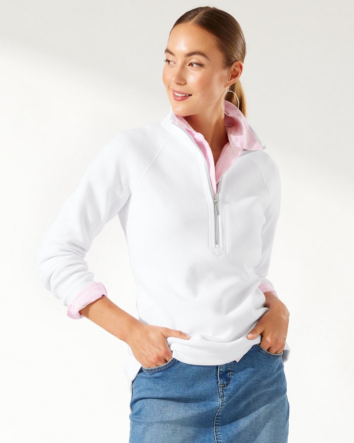 Tommy Bahama New Aruba Half Zip Sweater