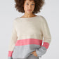 Oui Stripe Hem Sweater