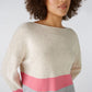 Oui Stripe Hem Sweater