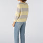 Oui Wool Knit Stripe Sweater