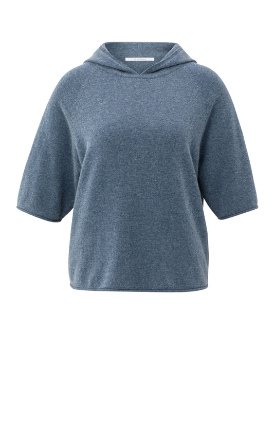 YAYA Knit Hooded Sweater