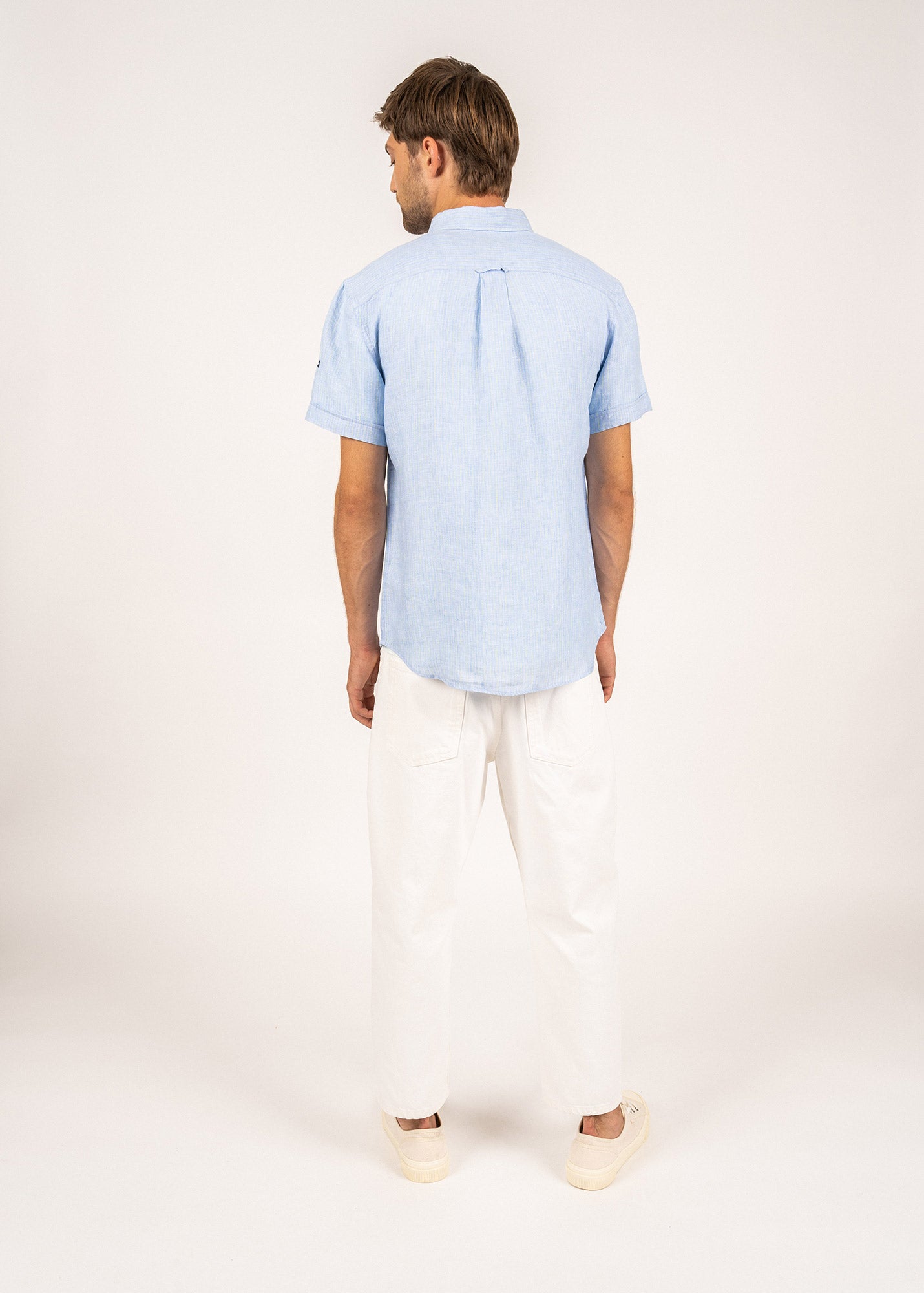 Saint James Men's Clement Stripe Linen Shirt